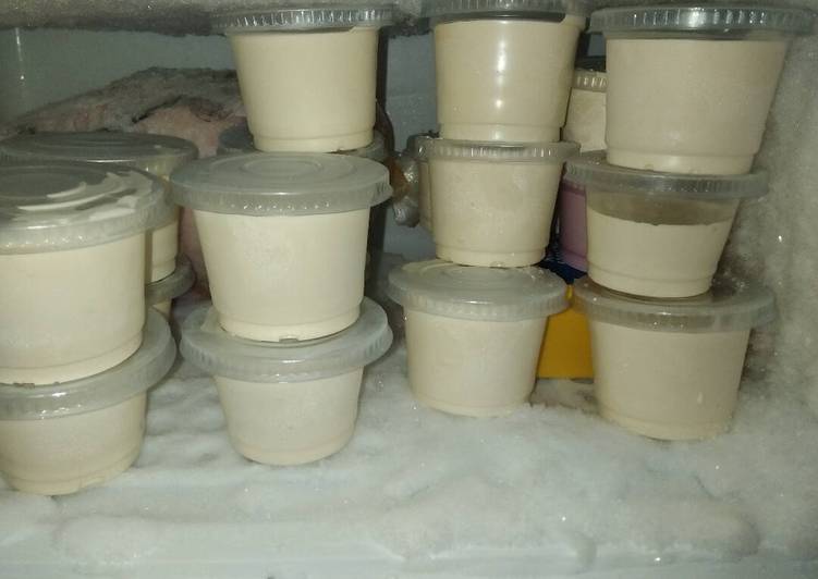 Resep Es krim lembut yang Enak