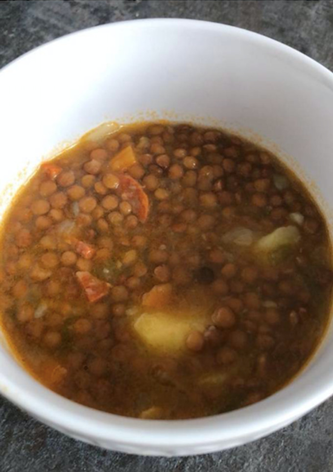 Una foto de Lentejas rápidas Thermomix