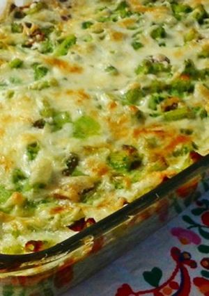 Spenótos-sonkás penne recept fotója