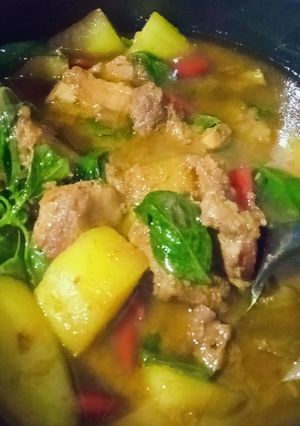 รูปของ แกงเขียวหวานฟักซี่โครงหมูปักษ์ใต้ - คีโต - หม้ออัดแรงดันไฟฟ้า
