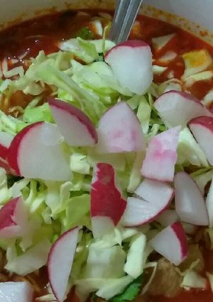 Una foto de Pozole 👍👌