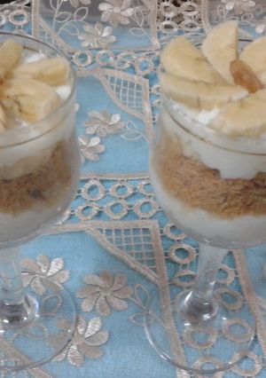 صورة لوصفة كاسات الكنافة بالكريمة