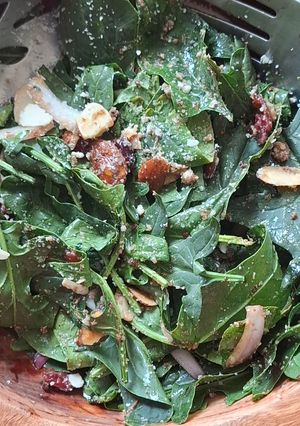Una foto de Ensalada especial de espinacas
