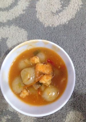 Foto resep Cilok kuah merah