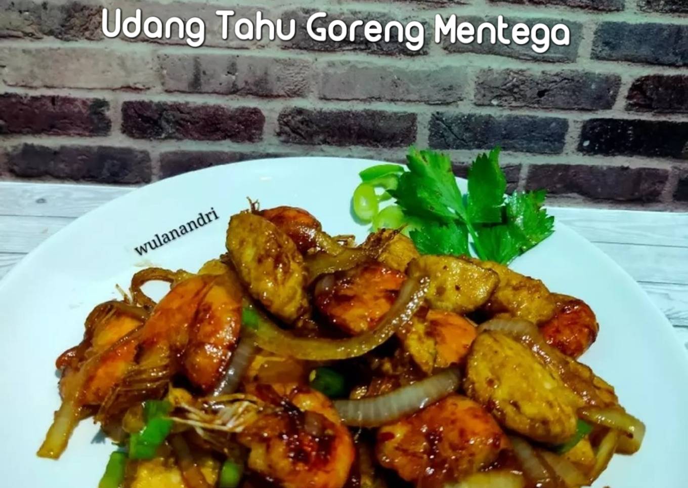 Udang Tahu Goreng Mentega