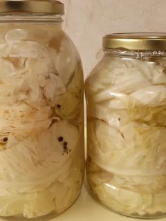 Savanyú káposzta üvegben recept fotója