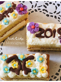 Foto resep Mini Monogram Cake