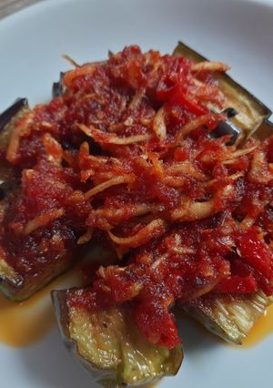 Foto resep Sambel terong teri medan