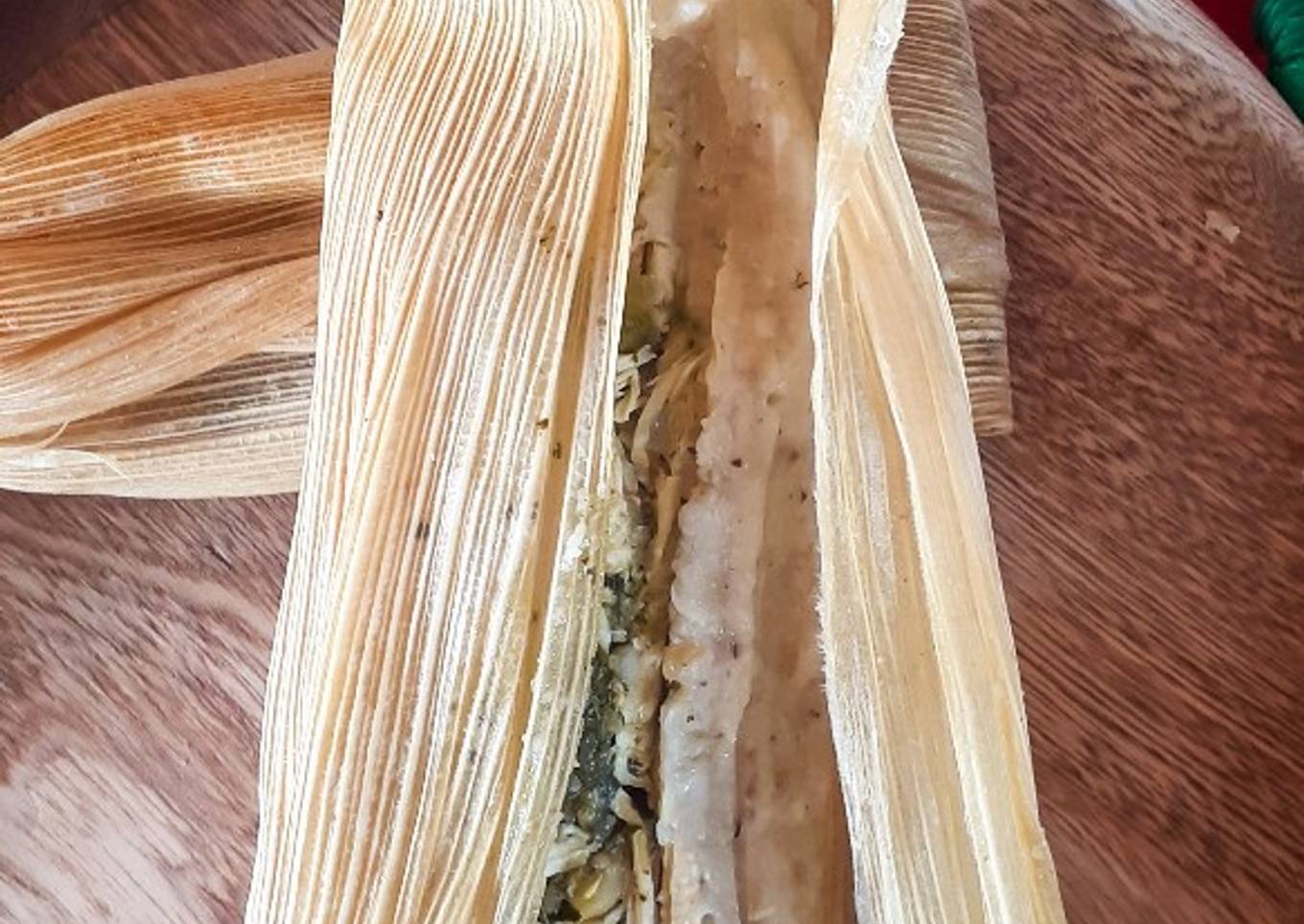 Tamal de cambray verde
