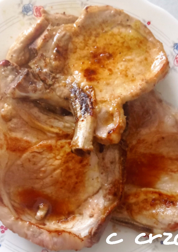 Una foto de Chuletas de cerdo con romero
