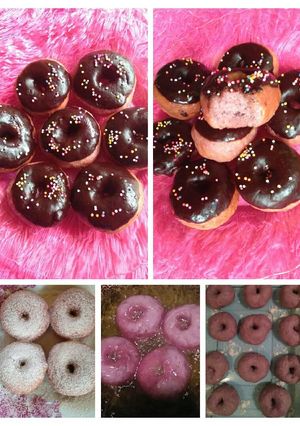 Foto resep Donat Ubi ungu