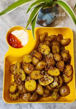 Foto resep Garlic Butter Baby Potatoes