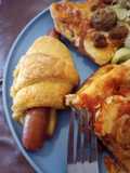 Cheesy Croissant Dogs