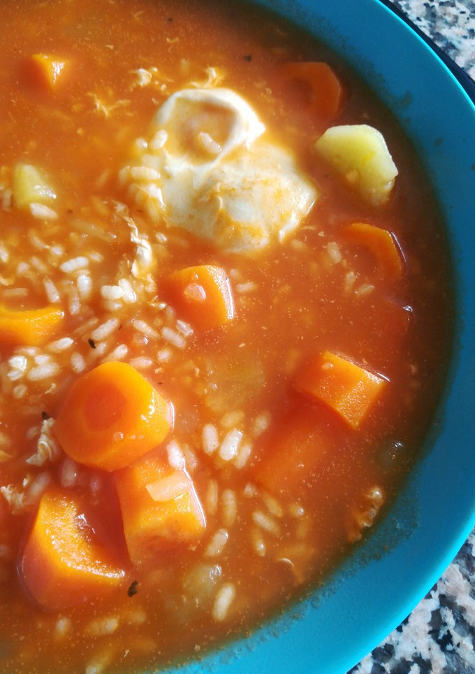 Una foto de Arroz caldoso de la yaya