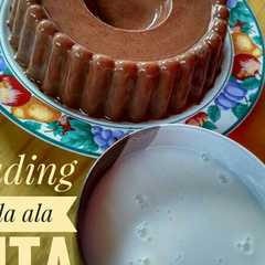 A picture of Puding coklat fla.