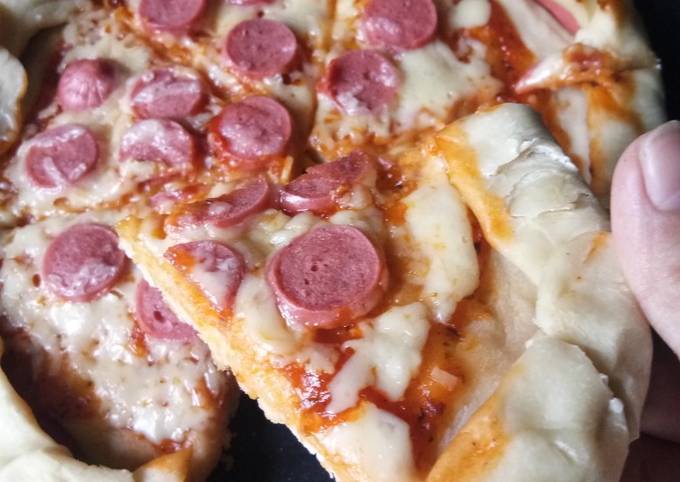 Resep Pizza ala rumahan pake teflon, Lezat Sekali