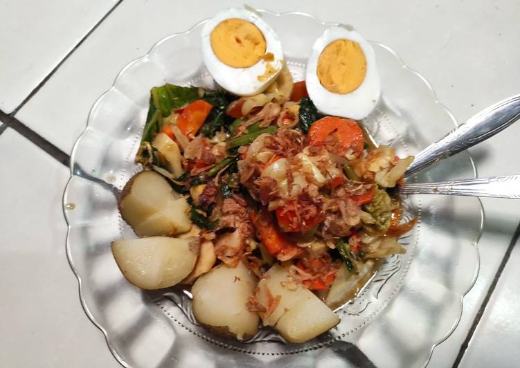 Cara membuat Capcay Goreng Nyemek Sederhana Untuk Jualan