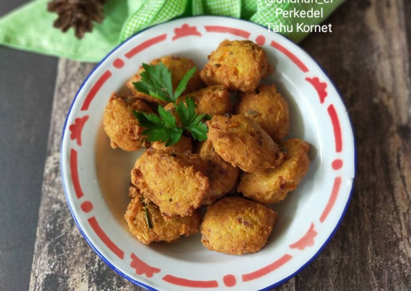 Perkedel Tahu Kornet