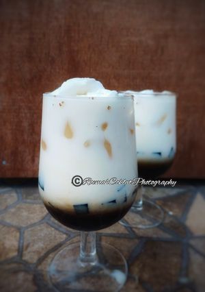 Foto resep Cinnamon Cha Ba Ang | Cincau Susu Kayu Manis