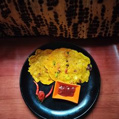 A picture of Sattu chilla.