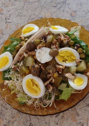 عکسی از دستور سالاد ورزشکاری و رژیمی