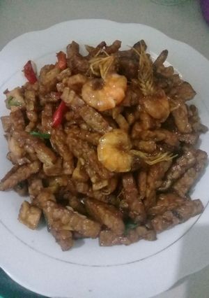 Foto resep Kering tempe,tahu, udang