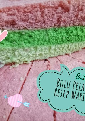 Foto resep Bolu Pelangi | Resep Warisan
