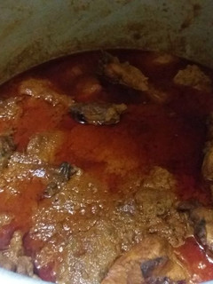 A picture of Mutton curry.