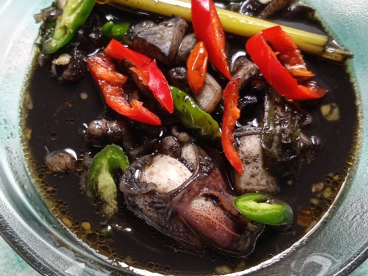 Yuk intip, Bagaimana cara membuat 20.Cumi Masak Hitam Kuah Asam dijamin sesuai selera