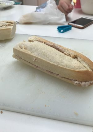A picture of Tuna toastie.