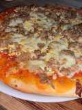 Pizza de atún masa de pan estilo Domino's Pizza 😋