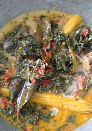 Foto resep Sayur daun singkong Santan