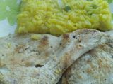 Pollo a la plancha con arroz
