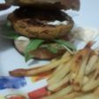 Hamburguesa de soja y hummus 🍔