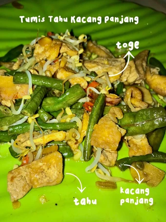 Langkah Gampang Membuat Resep Tumis Tahu Kacang Panjang yang Uenak Anti Ribet, Lezat