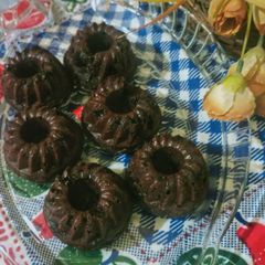 Tea time chocolate muffin (without oven) A picture of Tea time chocolate muffin (without oven).