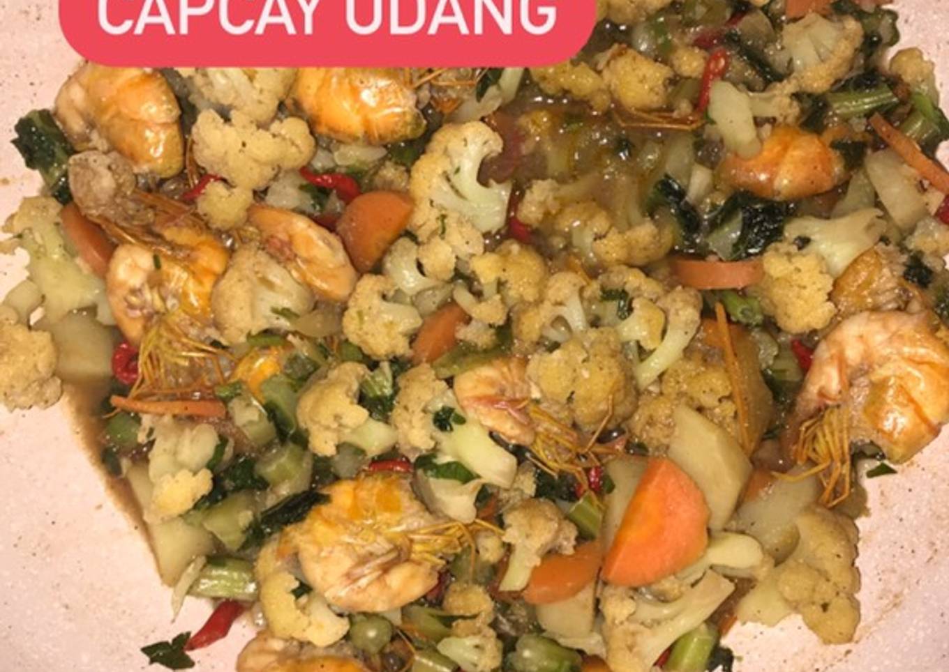 Capcay udang