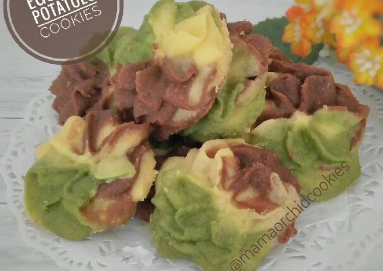Eggless Potatoes Cookies aka Kukis Kentang