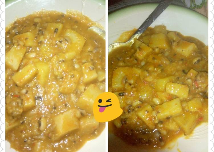 Recipe of Homemade Beans and Yam porridge