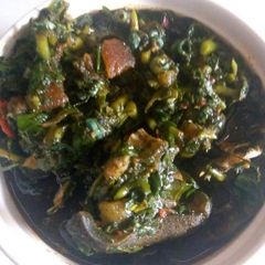 A picture of Vegetable soup.