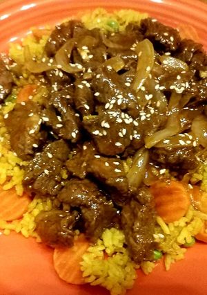 A picture of Stir-Fried Sweet & Spicy Chili Tenderloin Tips.