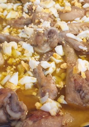 Una foto de Pollo en pepitoria (sin almendra)