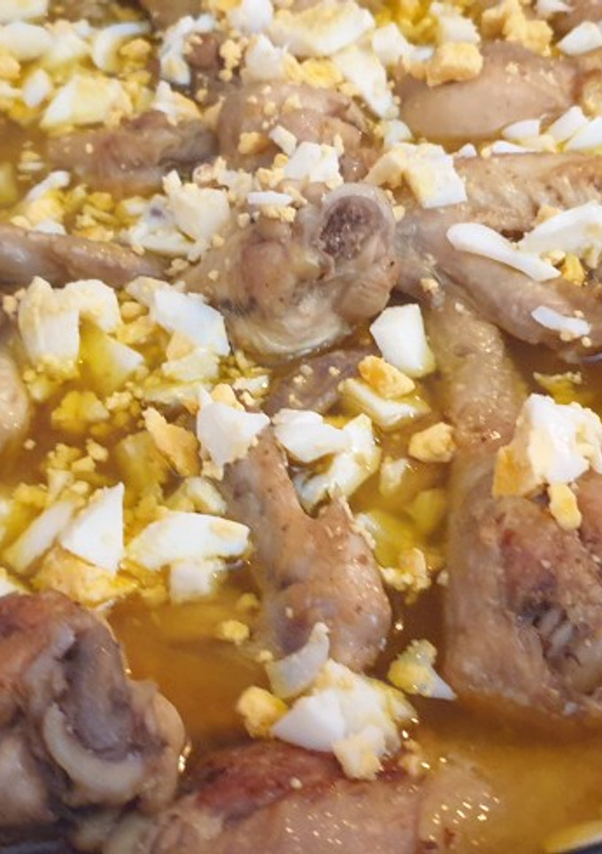 Una foto de Pollo en pepitoria (sin almendra)