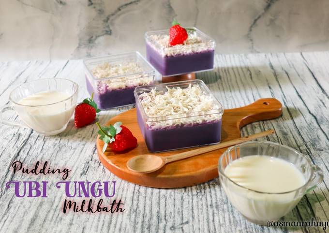 Dessert box Pudding Ubi Ungu Milkbath