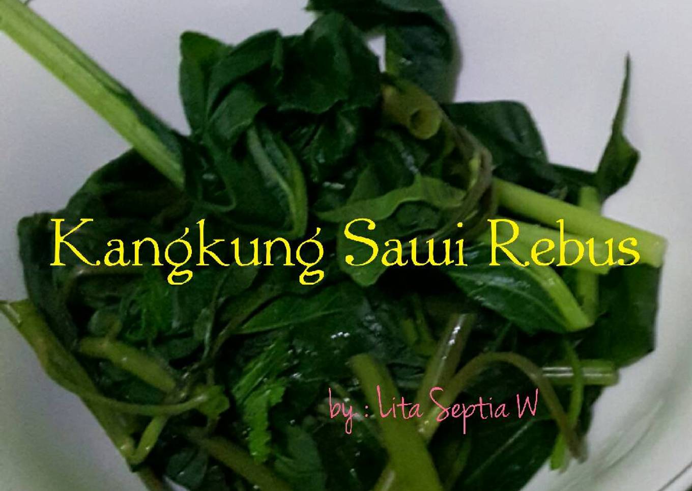 Kangkung Sawi Rebus (Lalapan)