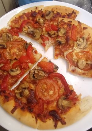 A picture of Pizza 🍕 🍕. Airfyer.