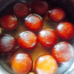 Sweet potatoes,khava gulab jamun A picture of Sweet potatoes,khava gulab jamun.
