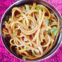 A picture of Hakka noodles.