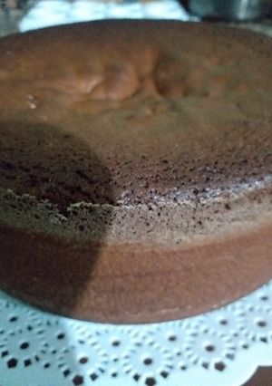 Una foto de Bizcochuelo de harina de algarroba y harina de arroz