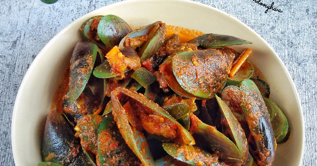 Resep Kerang Hijau Pedas Bumbu Rendang Padang oleh Sari Utami ...